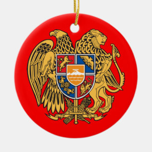 En Céramique Ornement d'arbre de Noël d'ARMENIA*