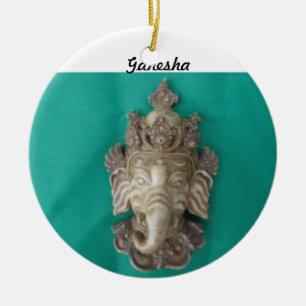 En Céramique Ornement d'arbre d'ouverture de Ganesha