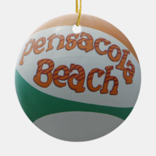 En Céramique Ornement de ballon de plage