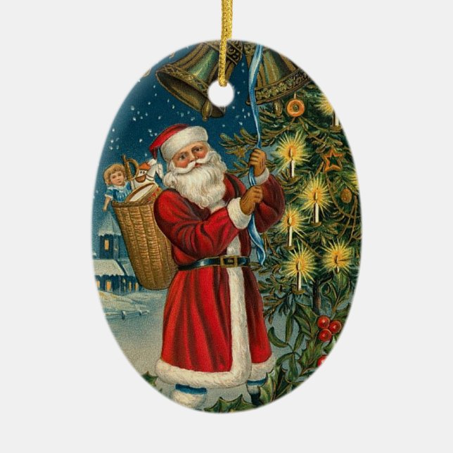 En Céramique Ornement de Bells de Noël (Devant)