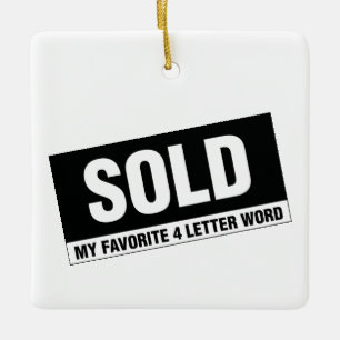 En Céramique Ornement de carré d'immobiliers