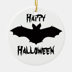 En Céramique Ornement de chaume noire d'Halloween