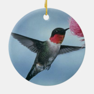 EN CÉRAMIQUE ORNEMENT DE COLIBRI