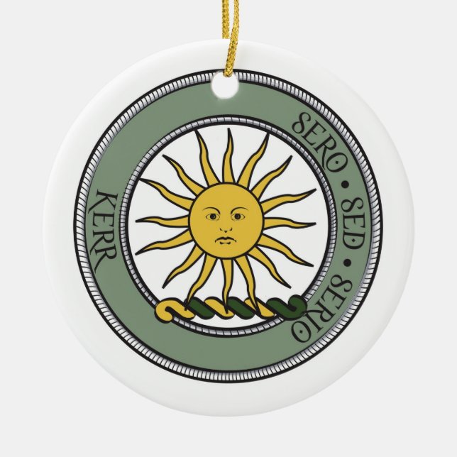 En Céramique Ornement de crête de Kerr (Devant)