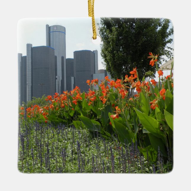 En Céramique Ornement de Détroit (Devant)