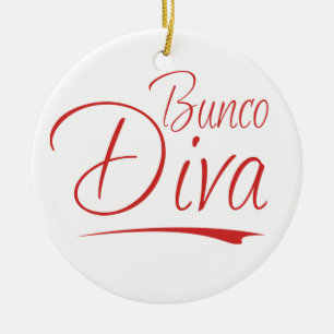 En Céramique Ornement de diva de Bunco