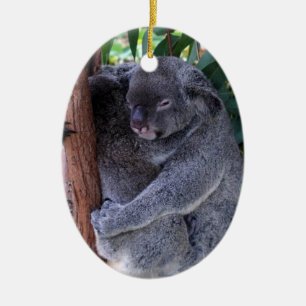 En Céramique Ornement de famille de koala