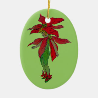 EN CÉRAMIQUE ORNEMENT DE FÉE DE NOËL