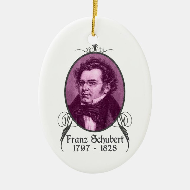 En Céramique Ornement de Franz Schubert (Devant)