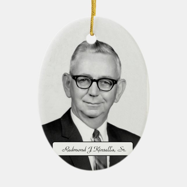 En Céramique Ornement de Geneaology de famille (Devant)