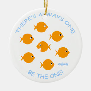 En Céramique Ornement de inspiration de Noël de citation de
