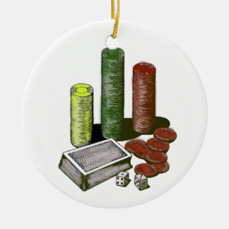 En Céramique Ornement de jeu de jeu de tisonnier