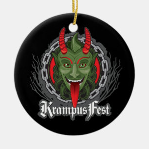 En Céramique Ornement de Krampus