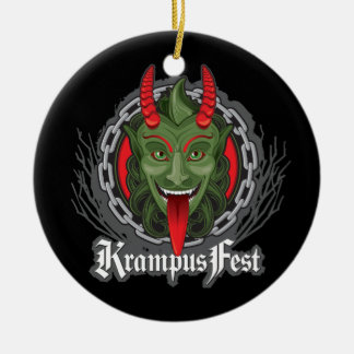 En Céramique Ornement de Krampus