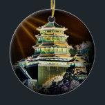 En Céramique Ornement de la pagode<br><div class="desc">photo de visite en chine</div>