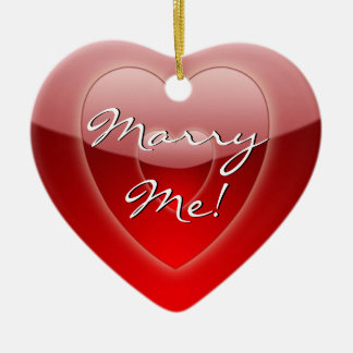En Céramique Ornement de la proposition de mariage