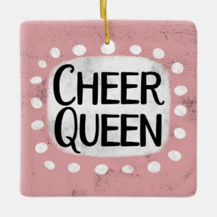 En Céramique Ornement de la reine Cheer