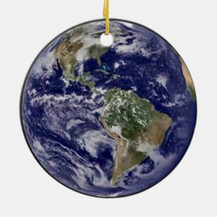 En Céramique Ornement de la terre de planète