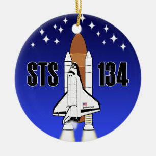 En Céramique Ornement de l'effort STS-134