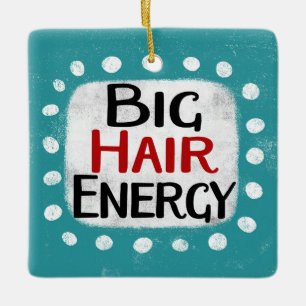 En Céramique Ornement de l'énergie des grands cheveux