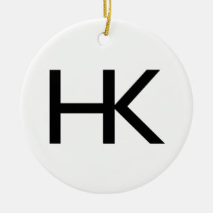 En Céramique Ornement de marque de ranch de Harris