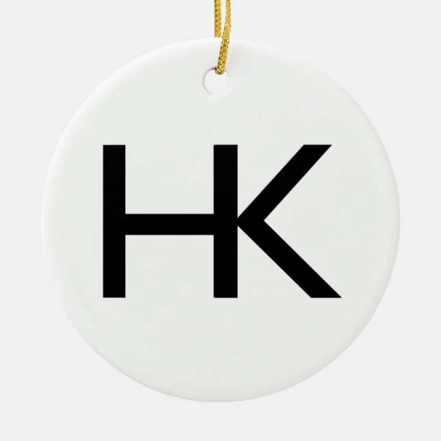 En Céramique Ornement de marque de ranch de Harris (Devant)