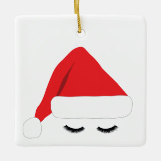 En Céramique Ornement de mèches de Père Noël