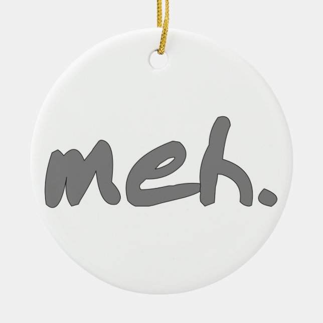 En Céramique ornement de meh (Devant)