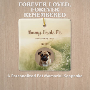 En Céramique Ornement de memorial pour animaux de compagnie Rai