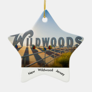 En Céramique Ornement de New Jersey de Wildwood