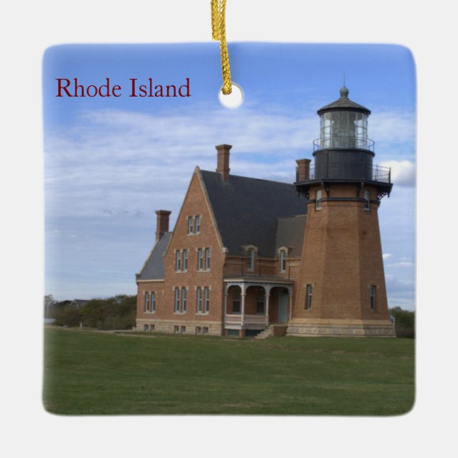 En Céramique Ornement de phare de Rhode Island (Devant)