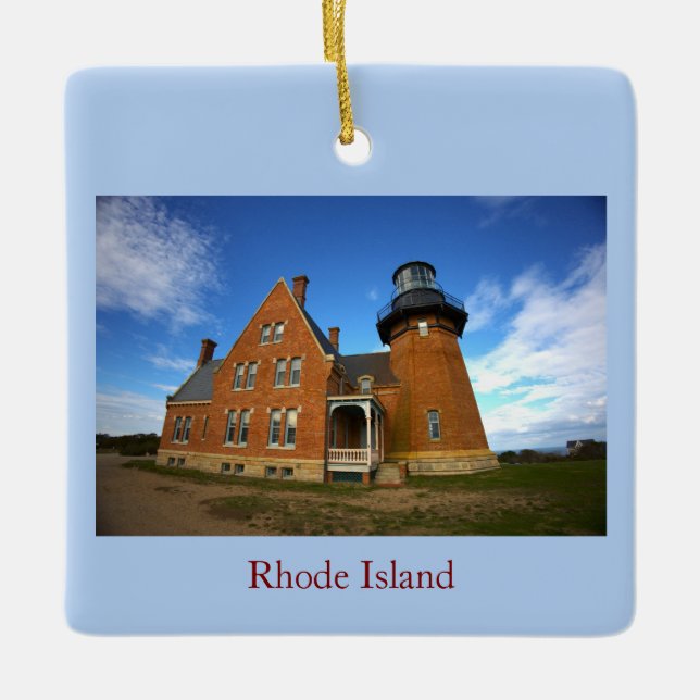 En Céramique Ornement de phare de Rhode Island (Devant)