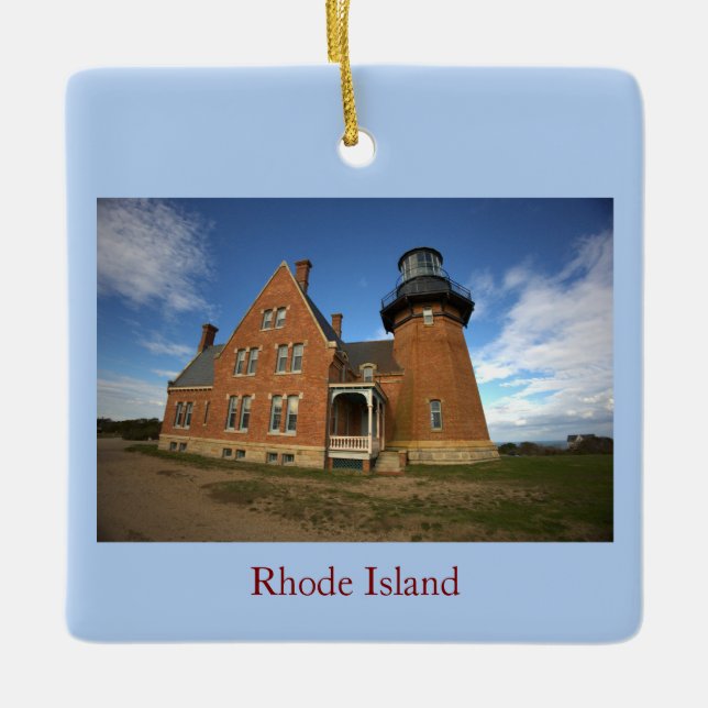 En Céramique Ornement de phare de Rhode Island (Devant)