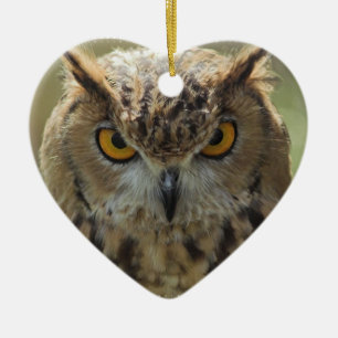En Céramique Ornement de photo de hibou
