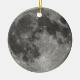 En Céramique Ornement de pleine lune
