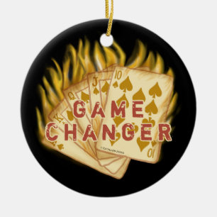 En Céramique Ornement de poker Game Changer