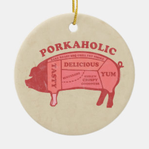 En Céramique Ornement de Porkaholic