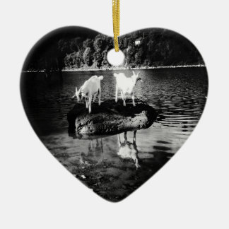 En Céramique Ornement de puissance de chèvre