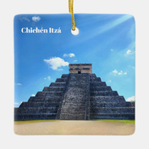 En Céramique Ornement de souvenir Chichén Itzá Mexique