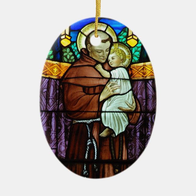 En Céramique Ornement de St Anthony (Devant)