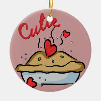 En Céramique Ornement de tarte de Cutie