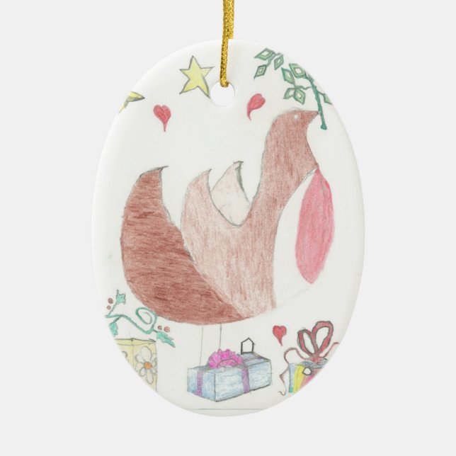 En Céramique Ornement de vacances (Devant)