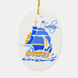 En Céramique Ornement de voile, personnalisable