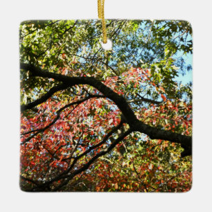 En Céramique Ornement des couleurs d'automne