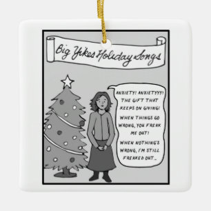 En Céramique Ornement des Grands Yikes : O Tannenbaum