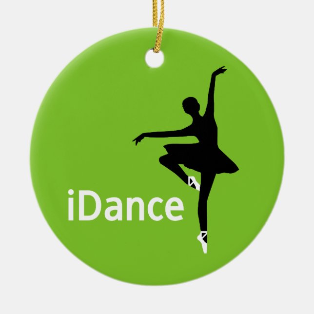 En Céramique ornement d'iDance (je danse) (Devant)