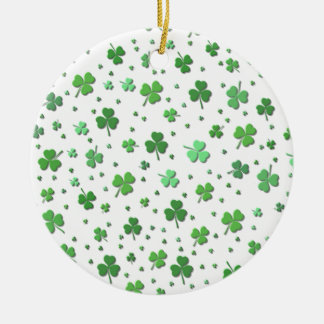 En Céramique Ornement - Douches de Shamrock - Saint Patrick's D