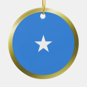 En Céramique Ornement du drapeau de la Somalie