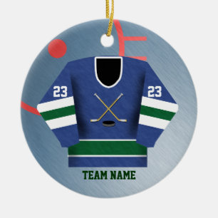 En Céramique Ornement du Jersey de joueur de hockey