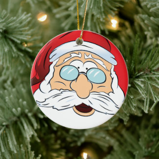 En Céramique Ornement du Père Noël